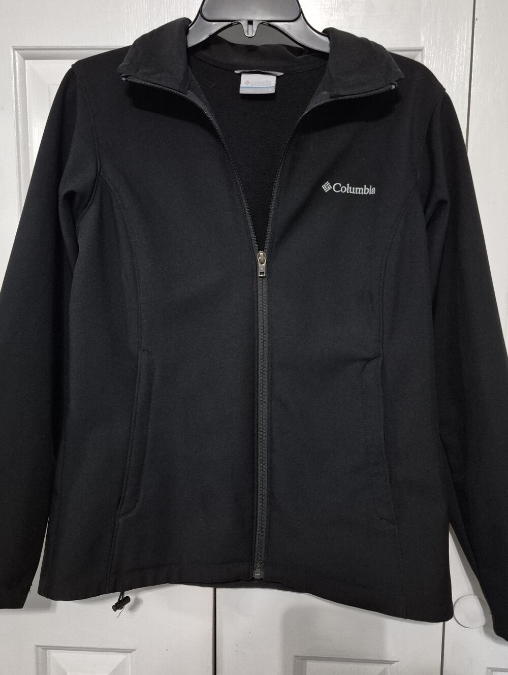Womens Columbia Black Full-Zip Utility Jacket